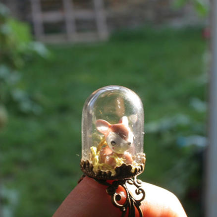Crotte de Poule-bijoux fantaisie-contes-biche-fôret