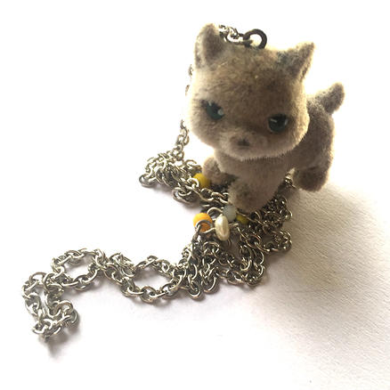 Collier jouet chat