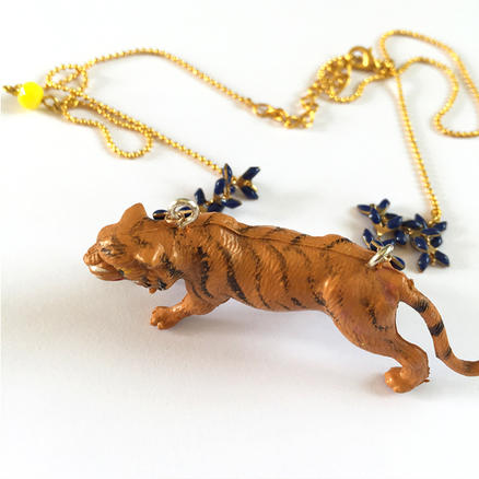 Collier totem tigre