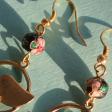 Crotte de poule-bijoux fantaisie-oiseaux-fleurs-original