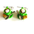 Boucles d'oreilles café