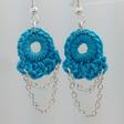 Crotte de Poule-Faty Deluxe-crochet-coton-boucles d'oreilles originales-été