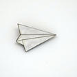 Crotte de Poule-broche fantaisie-avion en pappier-origami-originale
