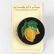 Badge brodé citrons