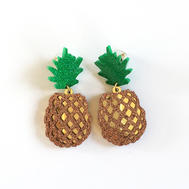 Boucles d'oreilles ananas